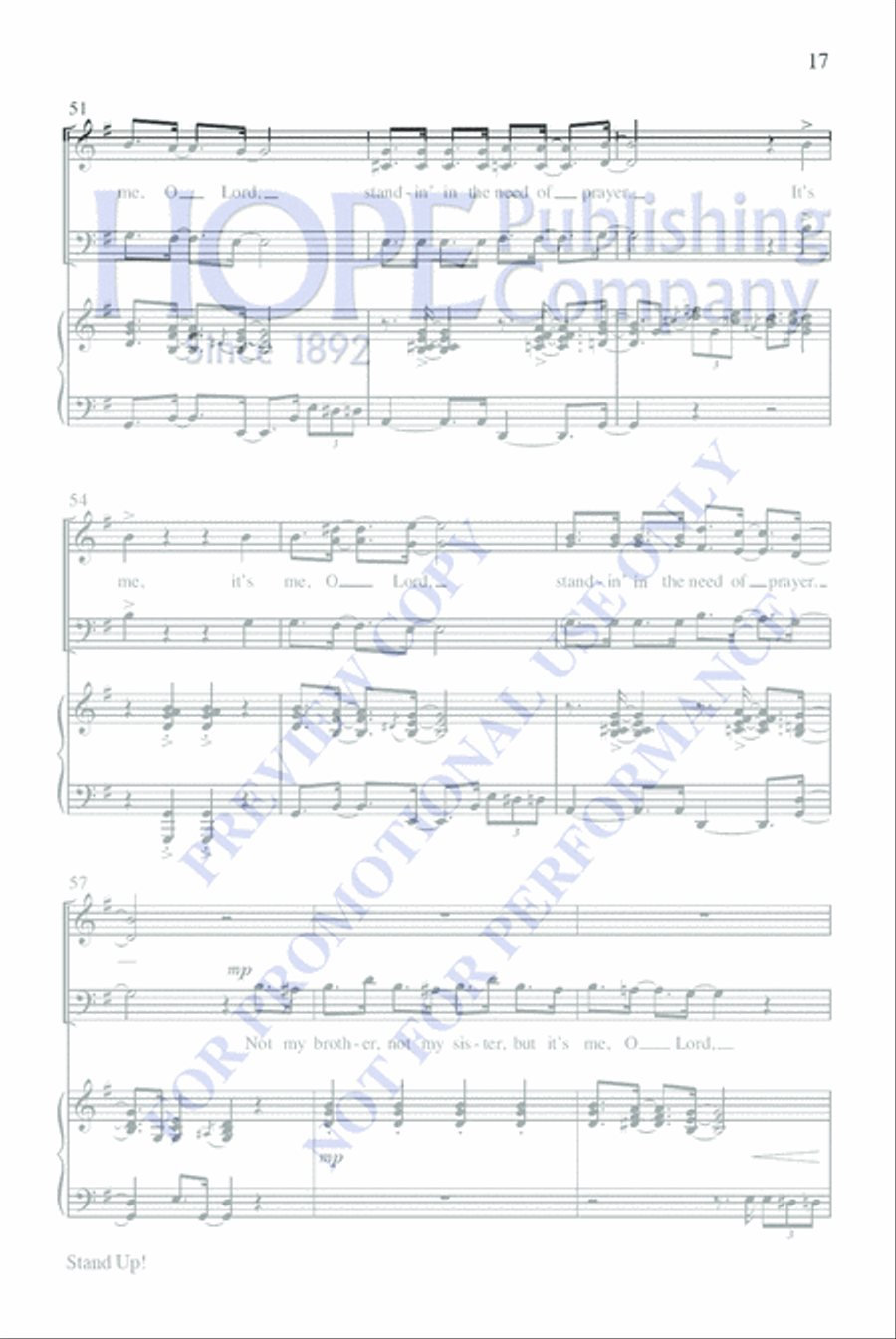 Gospel Greats 3-Part scores gallery preview page 18