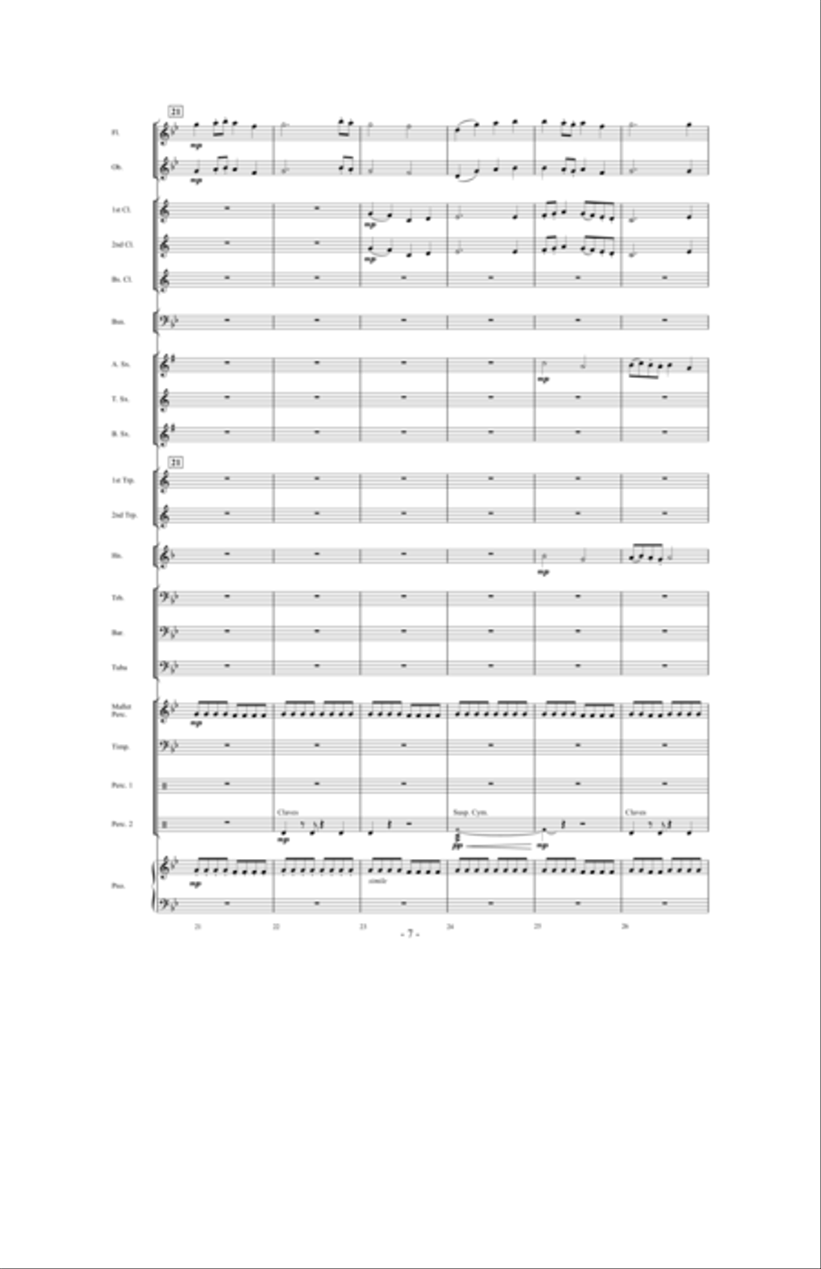 Storm Clouds Concert Band scores gallery preview page 6