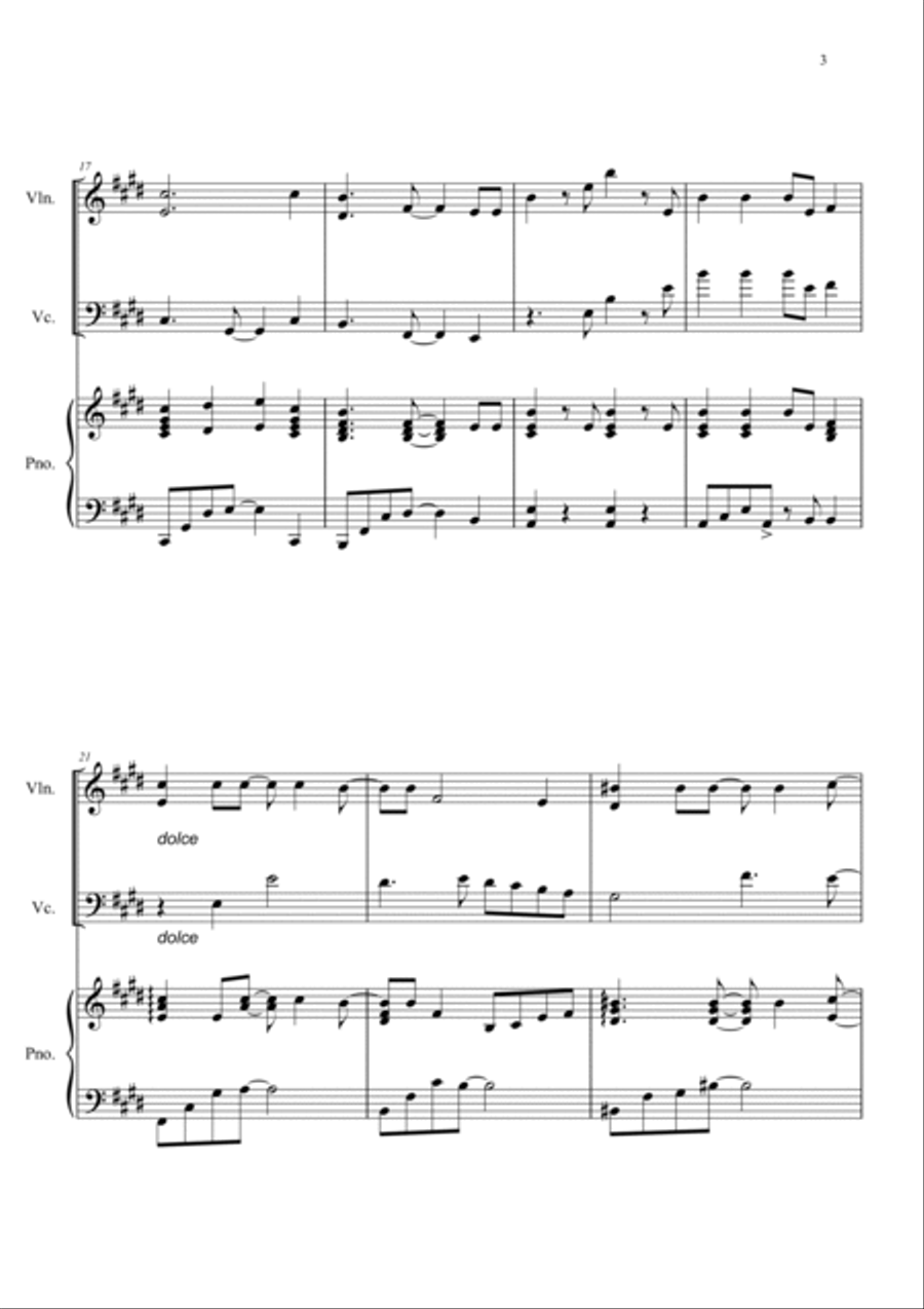Pretty Pretty Piano Trio scores gallery preview page 3