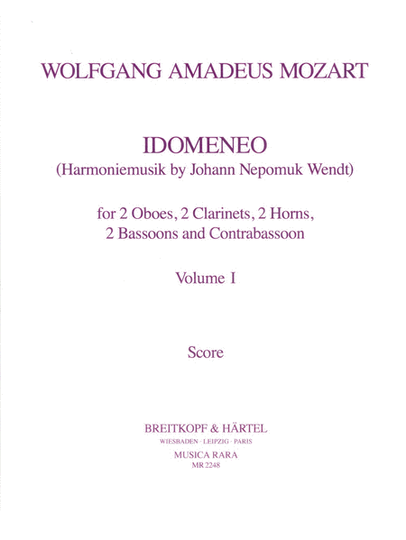 Idomeneo Band I