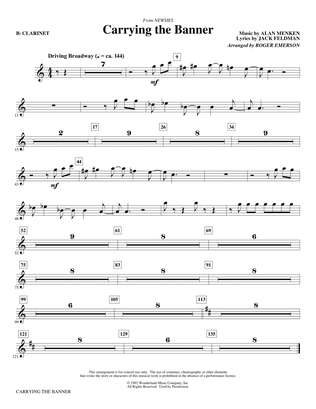 Book cover for Carrying The Banner (from Newsies) (arr. Roger Emerson) - Bb Clarinet