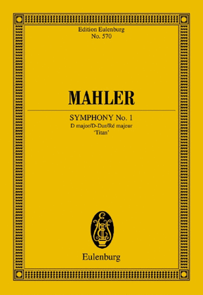 Book cover for Symphony No. 1 D major