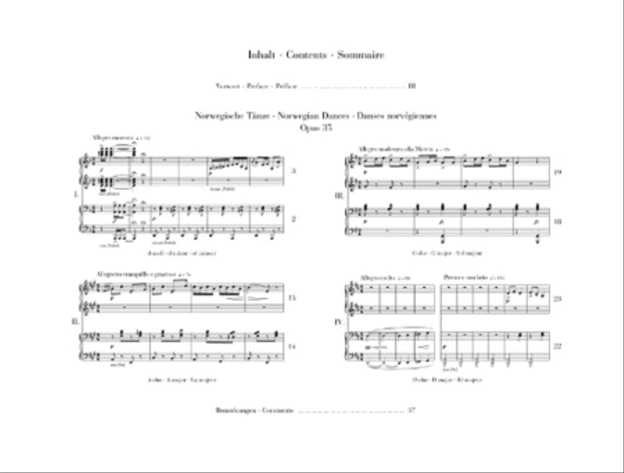 Norwegian Dances, Op. 35 Norwegian Dances, Op. 35 Piano Solo scores gallery preview page 2