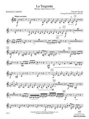 La Tregenda: B-flat Bass Clarinet