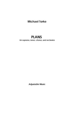 Book cover for Plans (score)