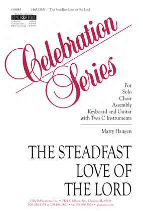 Book cover for The Steadfast Love of the Lord - Instrument edition