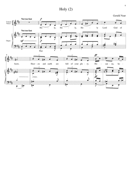 Mass of St. Augustine (Choral/Keyboard Score)