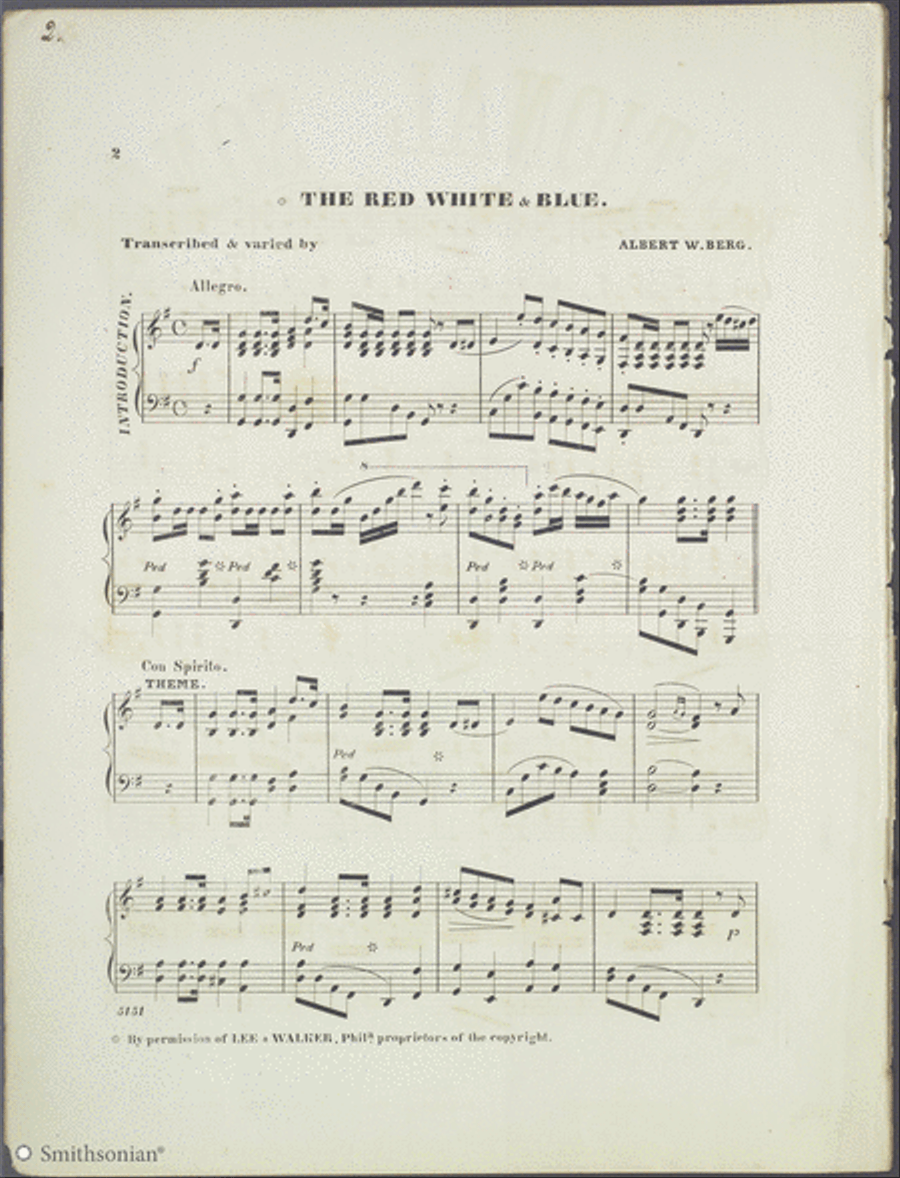 The National Songs of America Piano Solo scores gallery preview page 2