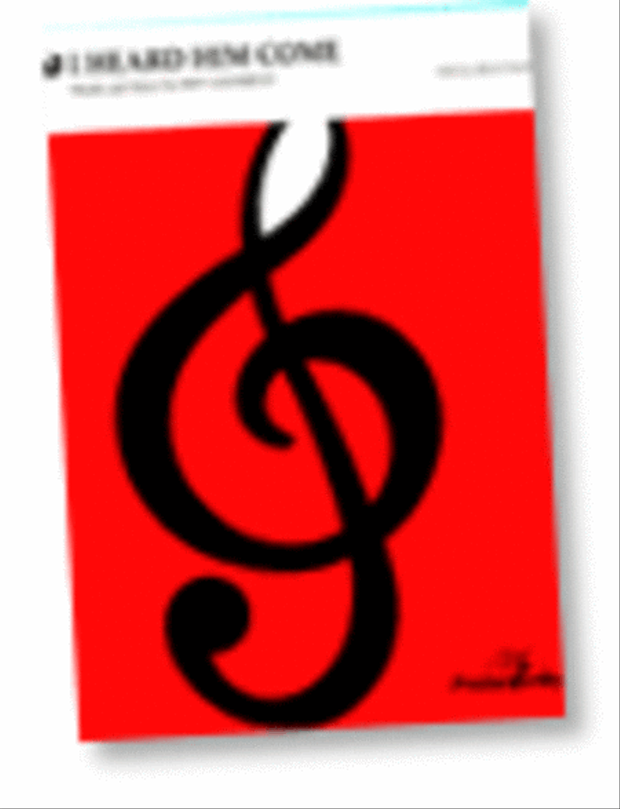 I Heard Him Come - Vocal Solo Voice Solo scores gallery preview page 1
