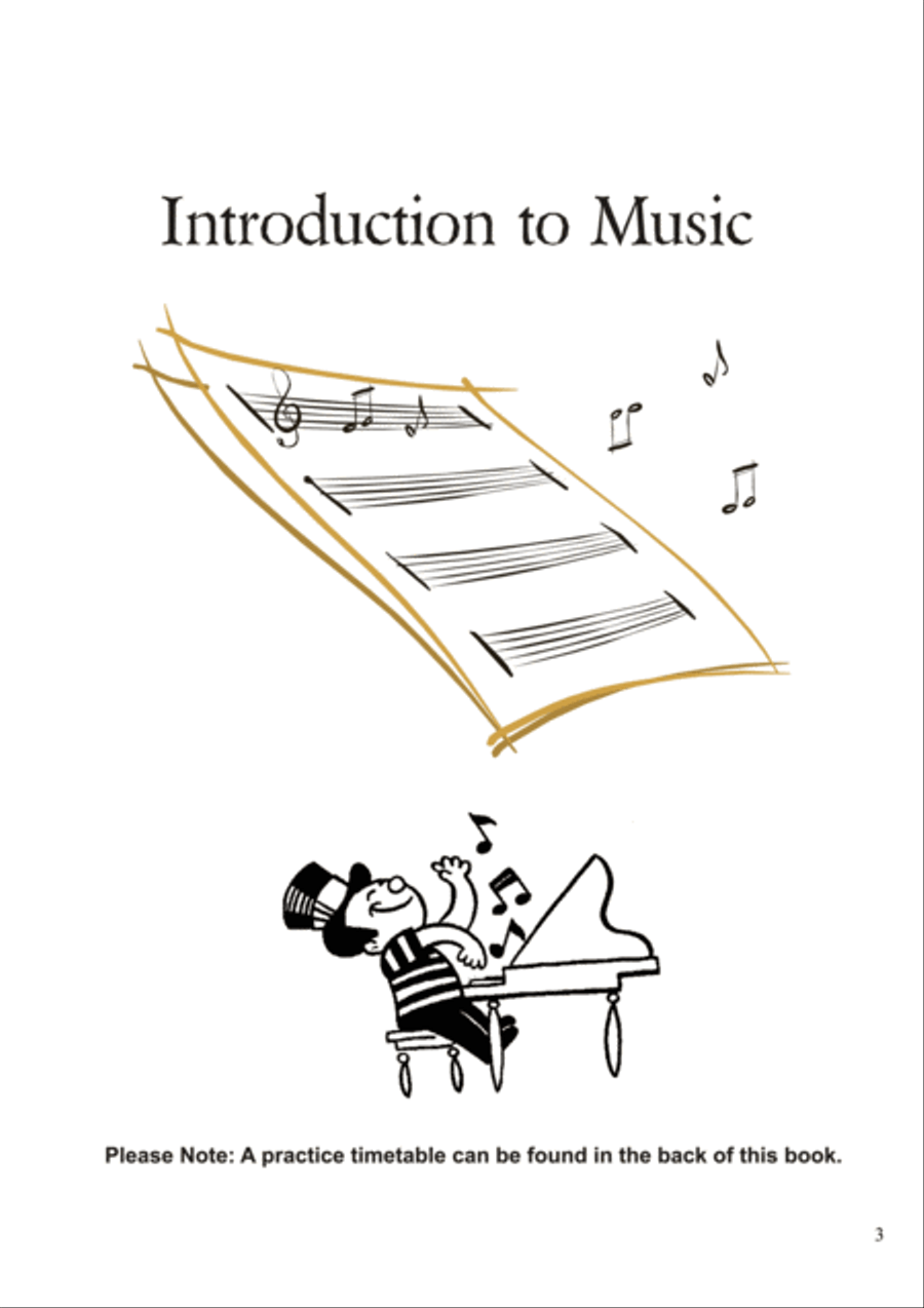 Introduction to Music - Learning Piano or Keyboard Basics Piano Method scores gallery preview page 3