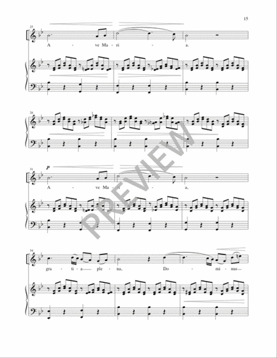 Blest Are Those Who Love You - Volume 2, Solos and Duets Sacred scores gallery preview page 17