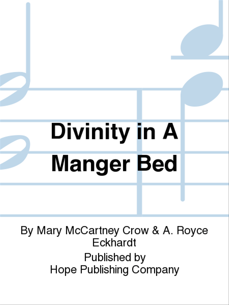Divinity in a Manger Bed 4-Part scores gallery preview page 1