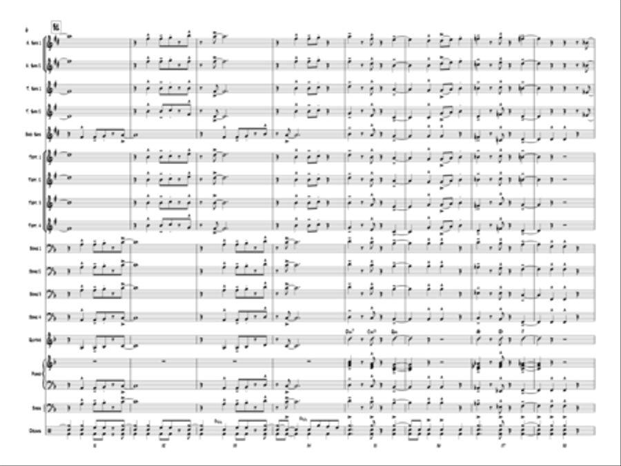 Trick Shot Jazz Ensemble scores gallery preview page 6
