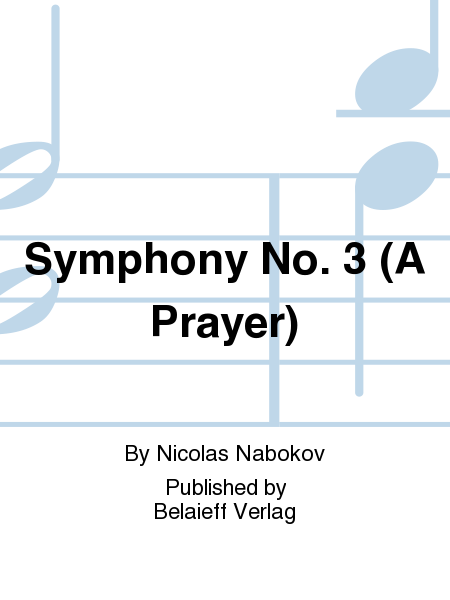 Symphony No. 3 (A Prayer)