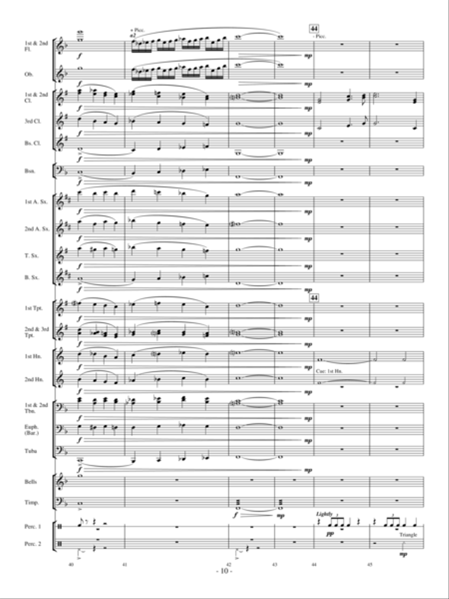 Northwind Concert Band scores gallery preview page 9