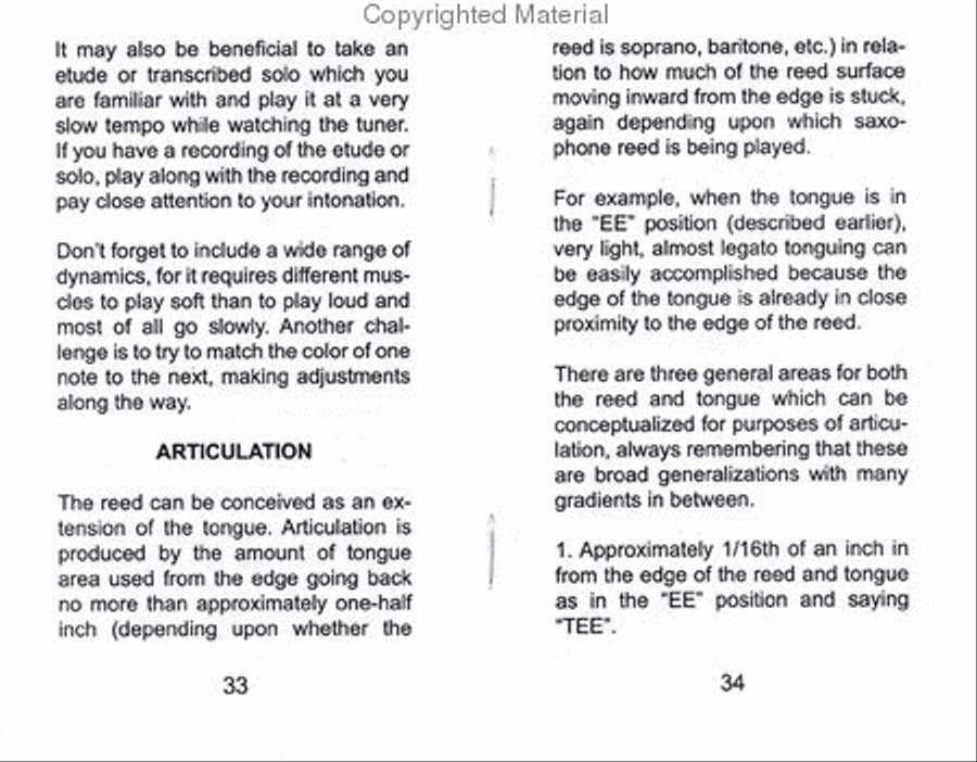 Saxophone Basics Saxophone Solo scores gallery preview page 3