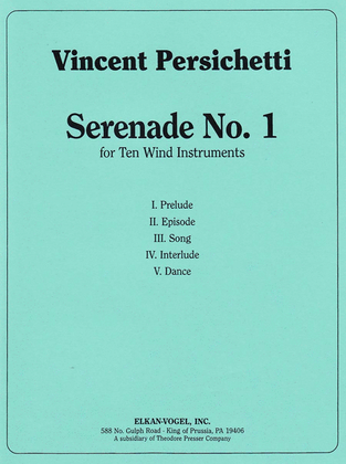 Book cover for Serenade No. 1