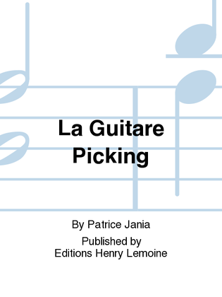 Book cover for La Guitare Picking