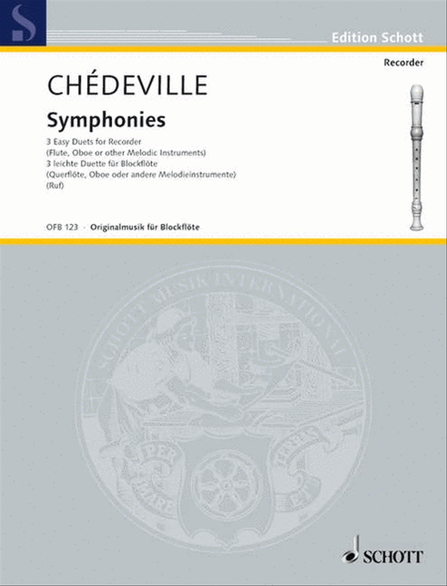 Symphonies: 3 Easy Duets Woodwind Duet scores gallery preview page 1