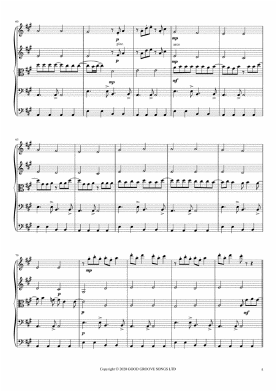 Bittersweet Symphony Large Ensemble scores gallery preview page 6