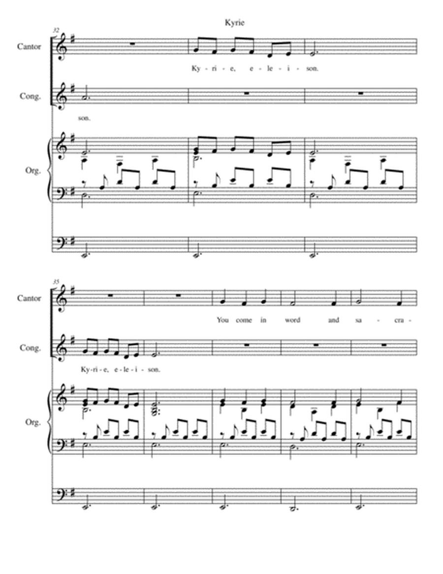 Mass of Saint Martha (Choir/Vocal Score) image number null