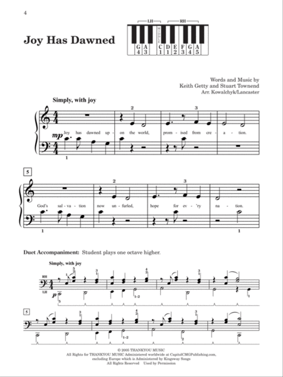 Pre-Reading & First Book of Christmas Praise (Value Pack) Easy Piano scores gallery preview page 7