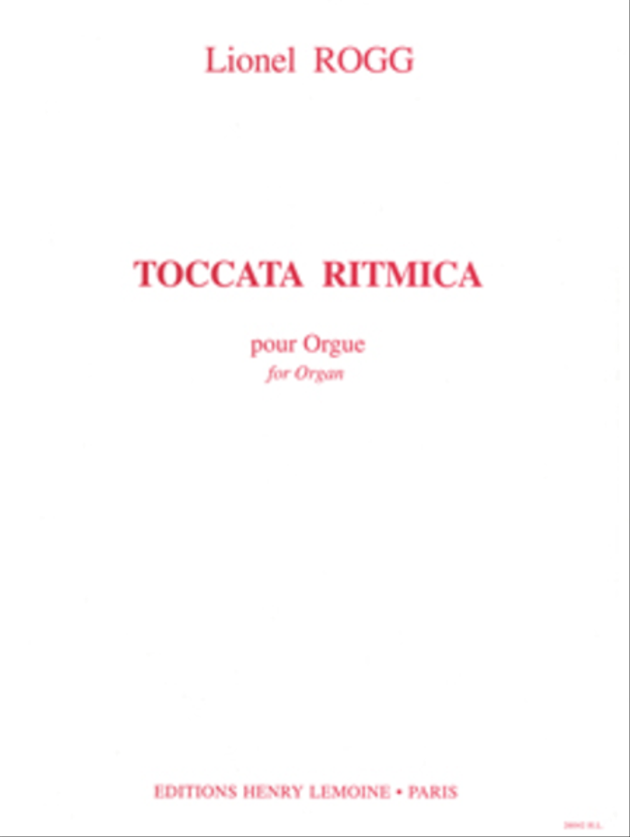 Toccata Ritmica Organ scores gallery preview page 1