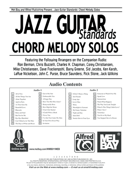 Jazz Guitar Standards: Chord Melody Solos image number null