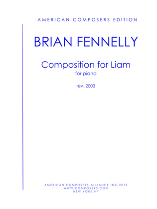 [Fennelly] Composition for Liam