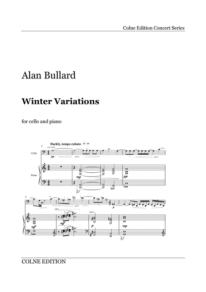 Winter Variations (cello and piano) image number null
