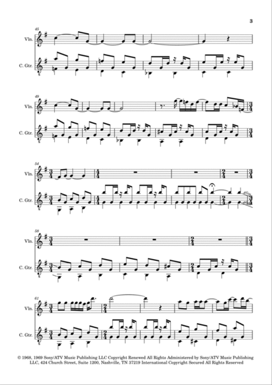 Blackbird String Duet scores gallery preview page 3