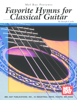 Book cover for Favorite Hymns for Classical Guitar