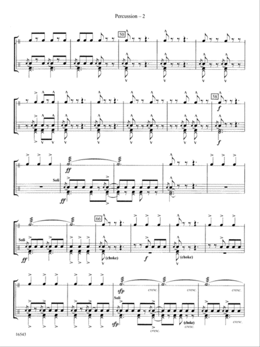 The Emerald Isle: 1st Percussion Concert Band scores gallery preview page 2