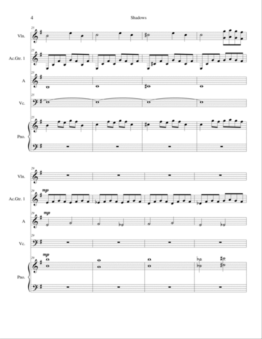 Shadows Full Orchestra scores gallery preview page 4