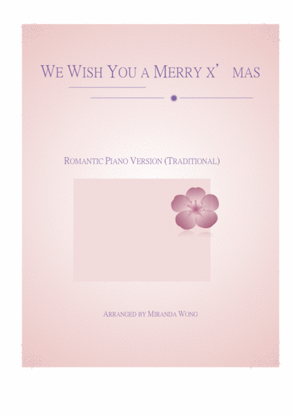 We Wish You a Merry Christmas - Romantic Christmas Piano Solo (With Chords) image number null