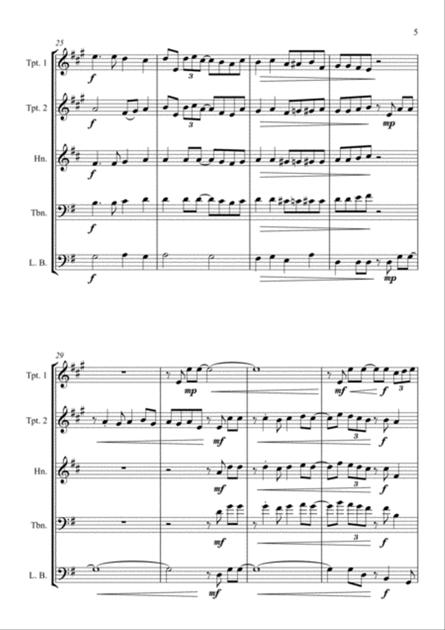 That Christmas Swing Thing - for Brass Quartet That Christmas Swing Thing - for Brass Quartet Brass Quartet scores gallery preview page 5
