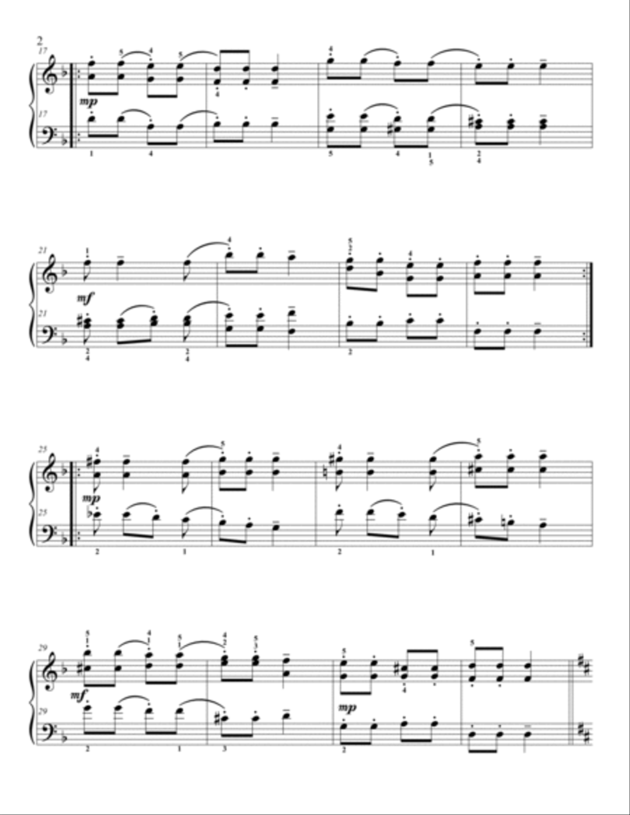 Scherzando Easy Piano scores gallery preview page 2