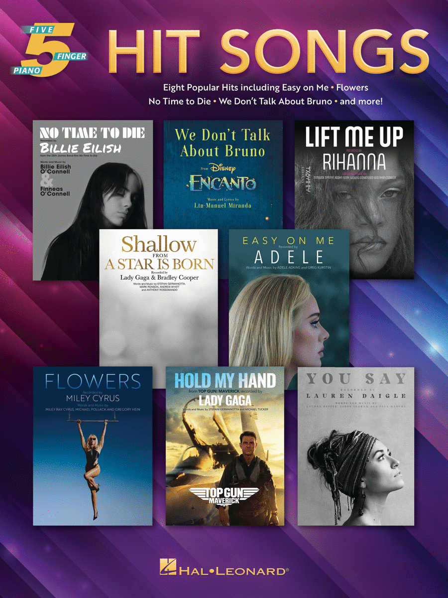 Hit Songs for Five-Finger Piano Piano scores gallery preview page 1