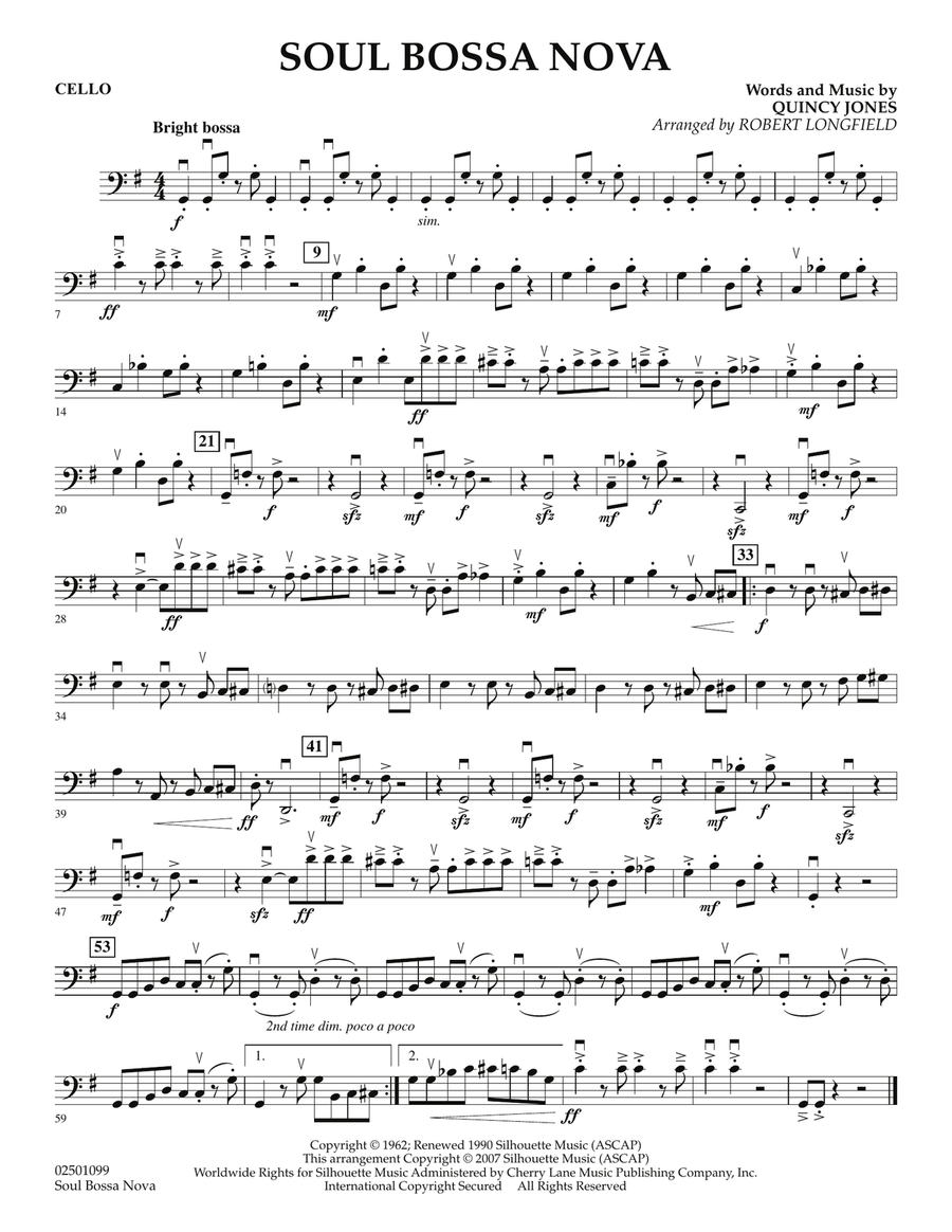 Soul Bossa Nova Orchestra scores gallery preview page 1
