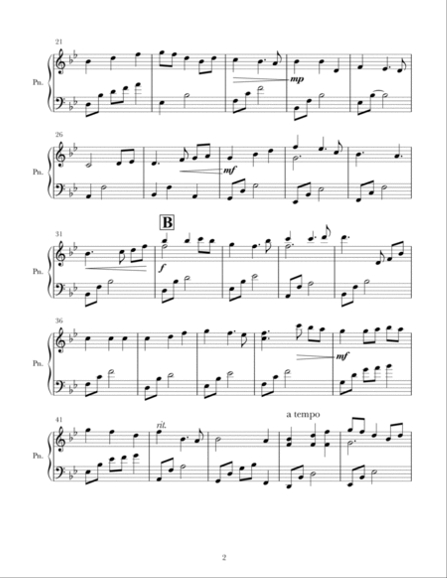 Be Thou My Vision Piano Solo scores gallery preview page 2