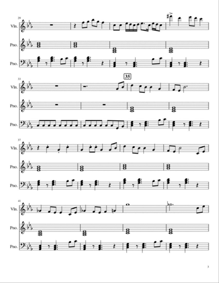 Toxic Violin Solo scores gallery preview page 3
