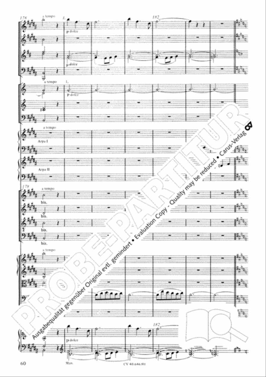 Mass in A Major (2 versions) STB scores gallery preview page 71