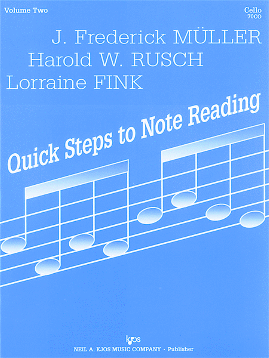 Quick Steps To Notereading, Vol 2 - Violin