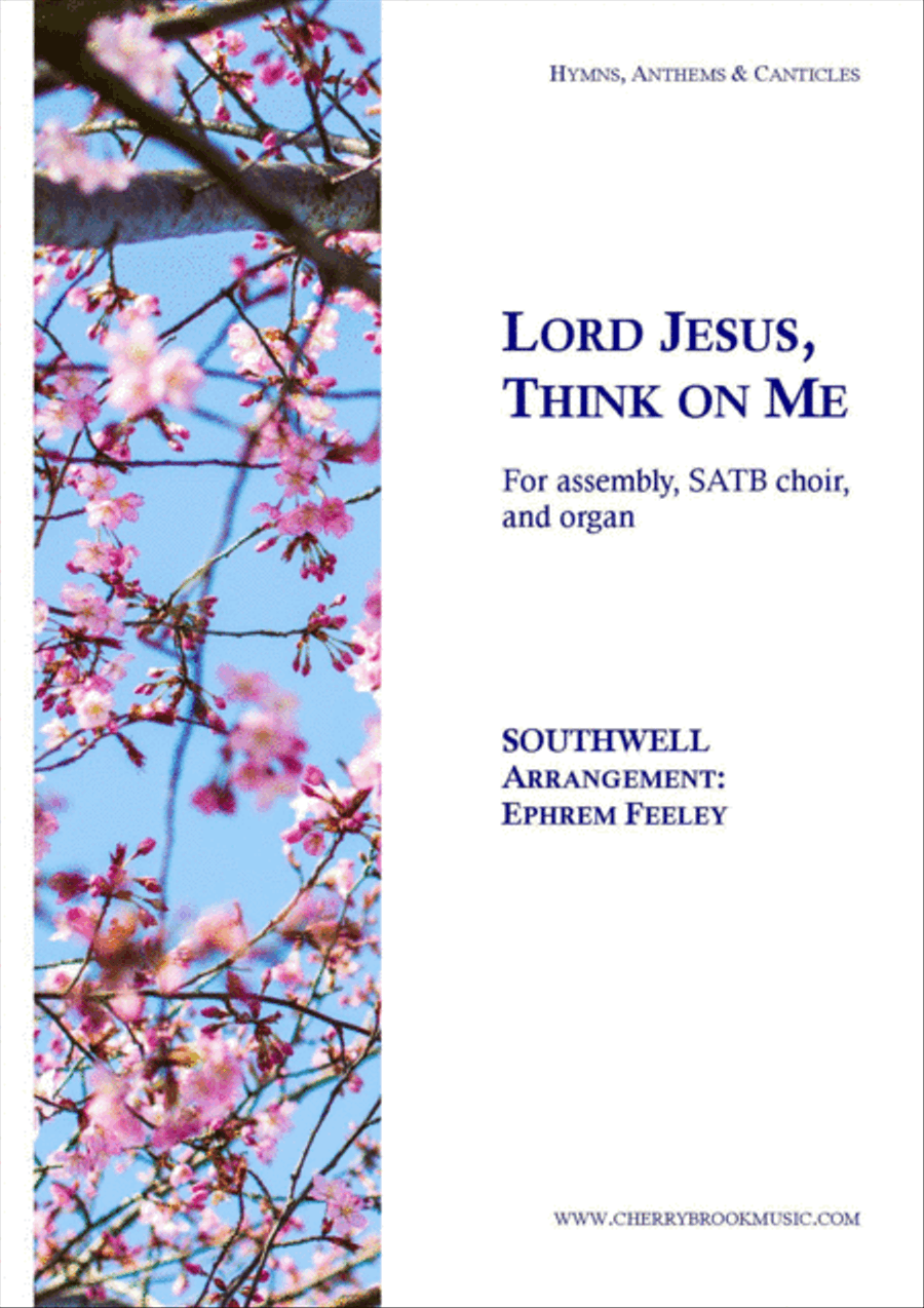 Lord Jesus, Think on Me 4-Part scores gallery preview page 1