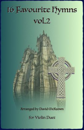 Book cover for 16 Favourite Hymns Vol.2 for Violin Duet