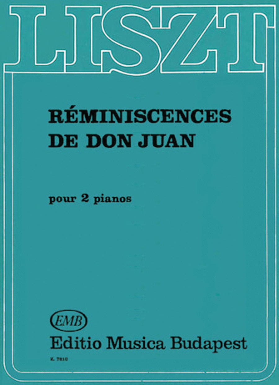 Reminiscences de Don Juan Piano Duet scores gallery preview page 1