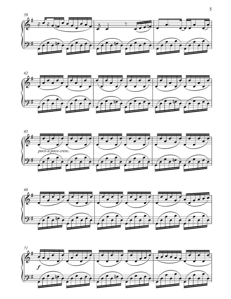 To See More Piano Solo scores gallery preview page 5