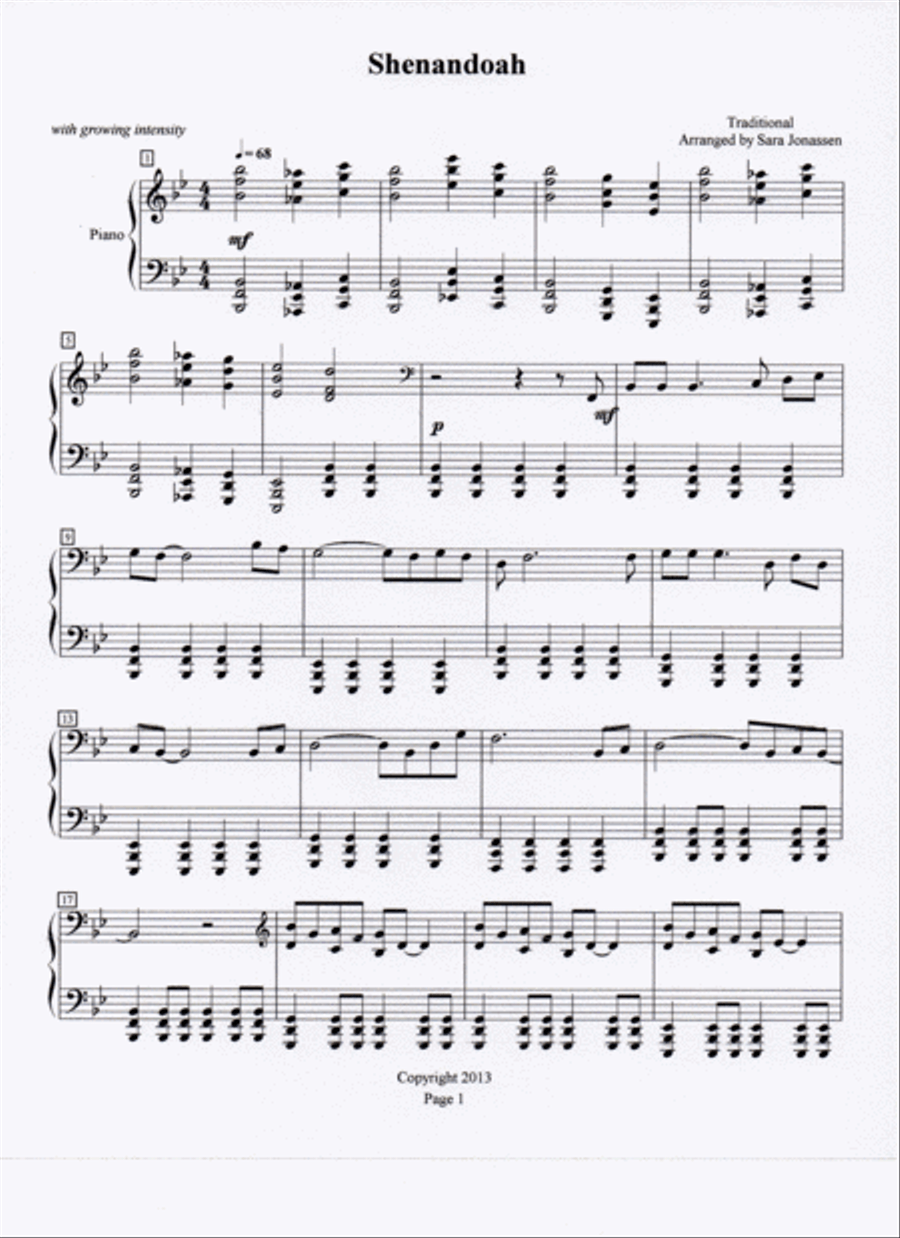 Rembrances: A Folk Song Collection for Piano Solo Piano Solo scores gallery preview page 5