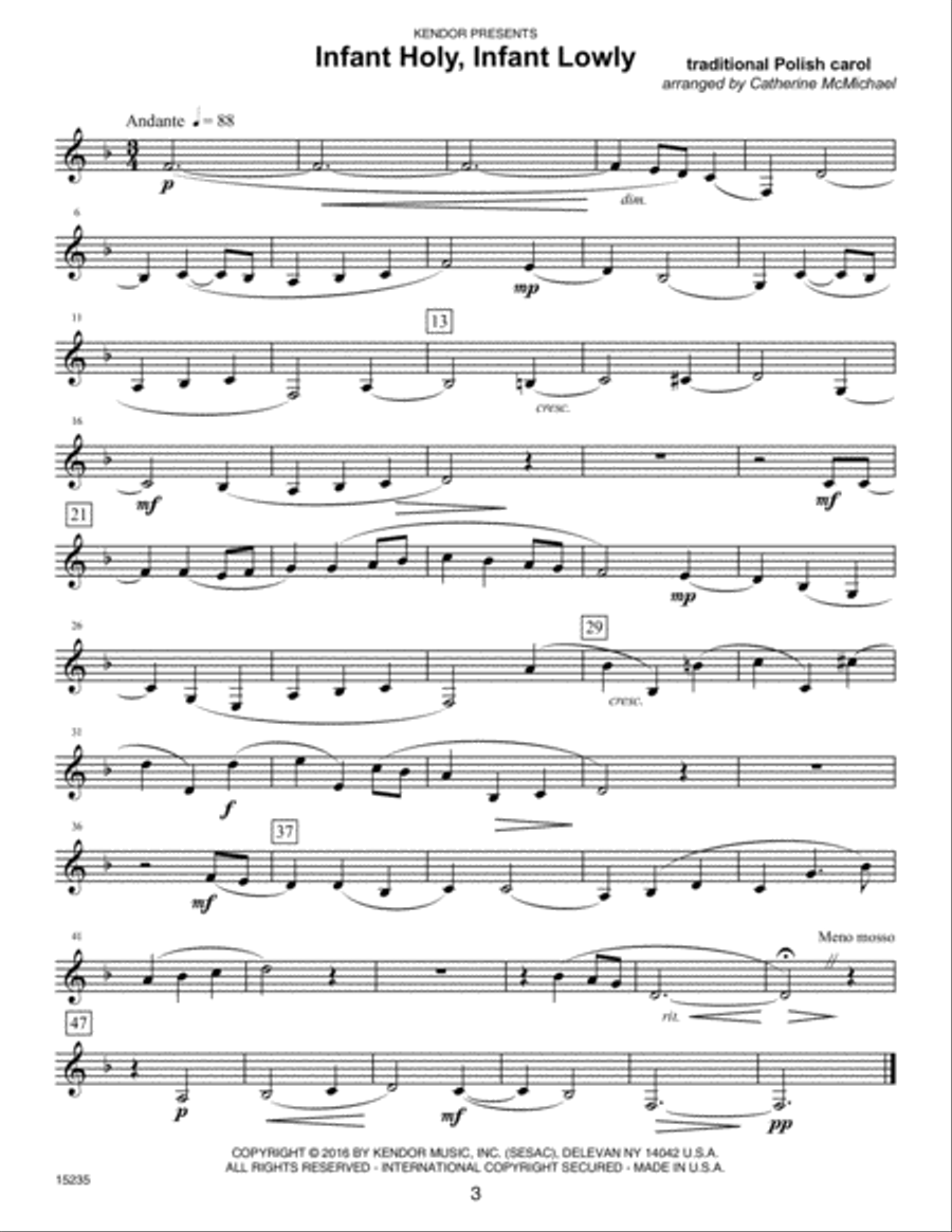 Contemporary Christmas Classics - Bb Bass Clarinet Bass Clarinet scores gallery preview page 3