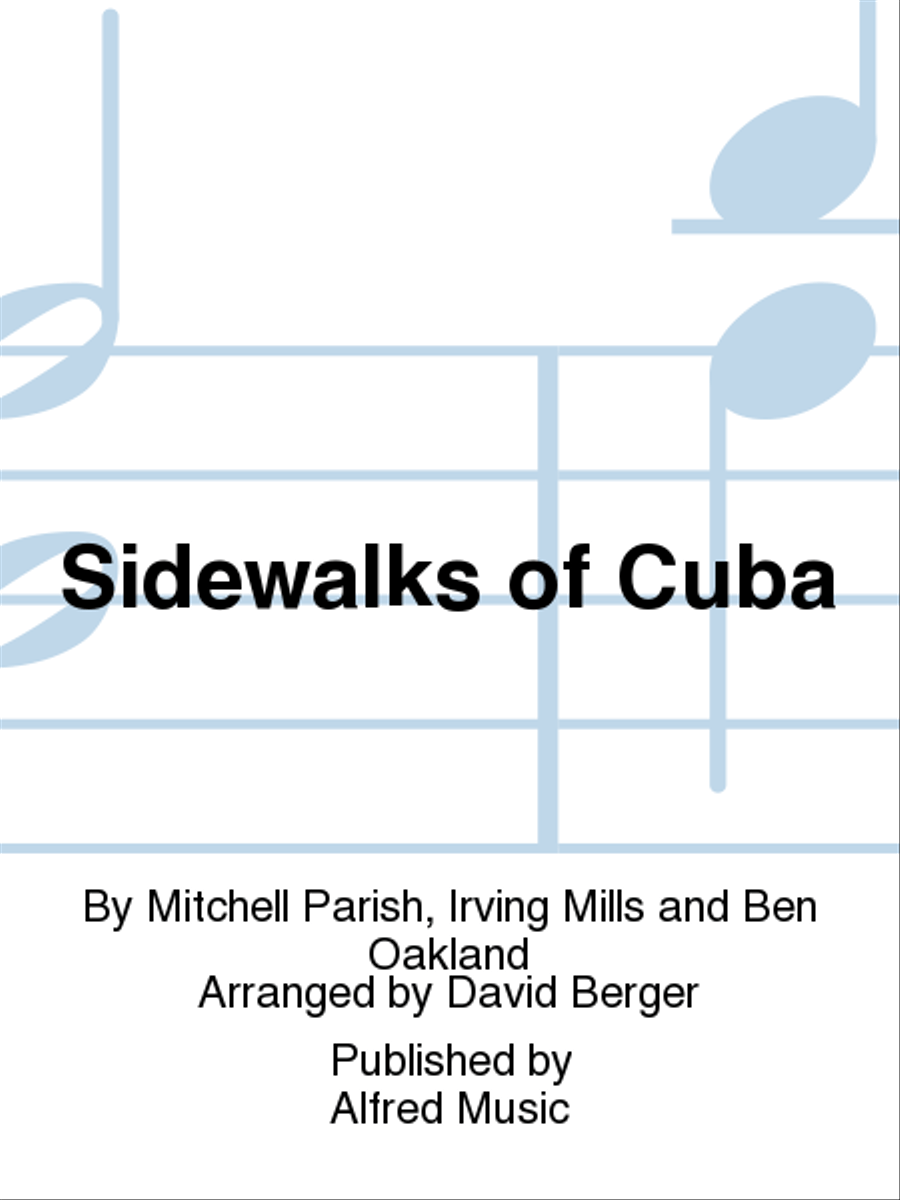 Sidewalks of Cuba Sidewalks of Cuba Jazz Ensemble scores gallery preview page 1